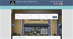 Desktop Screenshot of findhomesinbakersfield.com