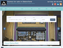 Tablet Screenshot of findhomesinbakersfield.com